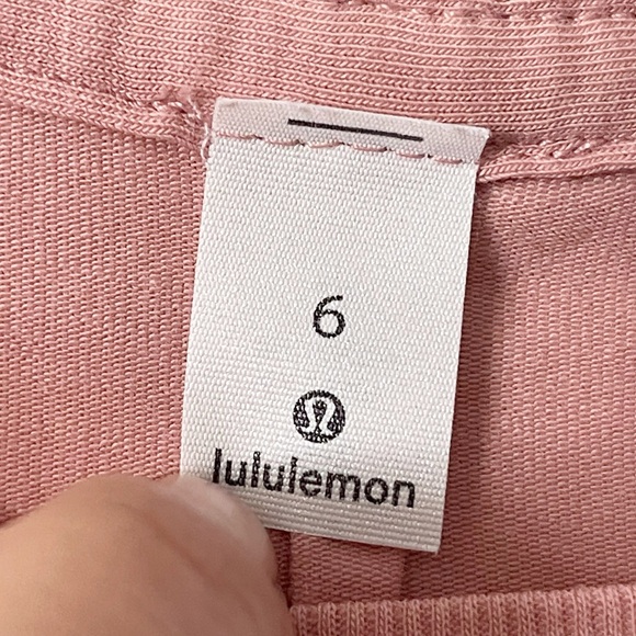 Lululemon Ever Ready Long Sleeve Top Pale Pink Size 6 - Picture 5 of 5